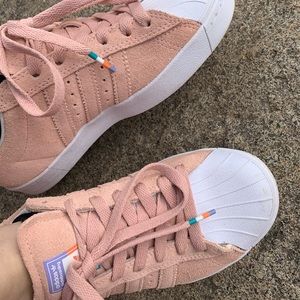 Pink Adidas Skateboard Sneakers